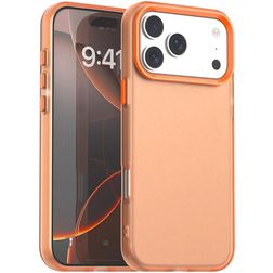 Mobigear Crystal iPhone 17 Pro Max Hülle Hardcase Backcover - Orange