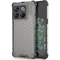 Mobigear Honeycomb OnePlus 10T Hülle Hardcase Backcover Stoßfest - Schwarz