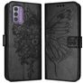 Mobigear Butterfly Nokia G42 Hülle Klapphülle Geldbörse - Schwarz