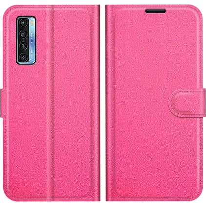 Mobigear Classic TCL 20 5G Hülle Klapphülle Geldbörse - Magenta