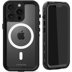Mobilize Waterproof iPhone 16 Pro Wasserdicht MagSafe Hülle Hardcase Backcover - Schwarz