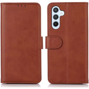 Mobigear Wallet Samsung Galaxy S24 FE Hülle Klapphülle Geldbörse - Braun