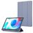 Mobigear Tri-Fold Gel Samsung Galaxy Tab A9 Plus (2023) Hülle TPU,Kunstleder Klapphülle + Stifthalter - Lila
