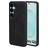Mobiparts Classic Samsung Galaxy S25 MagSafe TPU / Kunstleder Backcover - Graphite Black