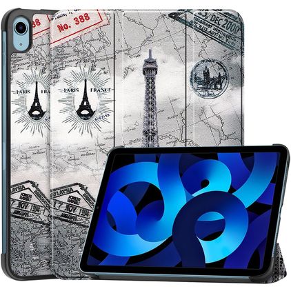 Mobigear Tri-Fold iPad 11 (2025) Hülle Klapphülle - Eiffel Tower