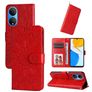 Mobigear Sunflower HONOR X7 Hülle Klapphülle Geldbörse - Rot