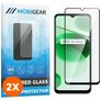 Mobigear Premium Realme C35 Panzerglas Gehärtetes Glas Displayschutz - Hüllenfreundlich - Schwarz (2er Pack)