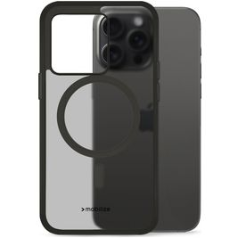 Mobilize Hybrid iPhone 15 Pro Max MagSafe Hülle Hardcase Backcover Stoßfest - Schwarz