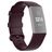 Mobigear Cross Silikon Fitbit Charge 3 Armband Dornschließe - Weinrot
