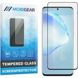 Mobigear Premium Samsung Galaxy S20 Panzerglas Displayschutz - Hüllenfreundlich - Schwarz