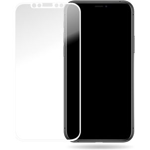 Mobilize iPhone X Panzerglas Gehärtetes Glas Displayschutz - Hüllenfreundlich - Weiß
