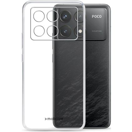 Mobilize Gelly POCO F6 Pro TPU (flexibel) Backcover - Schwarz
