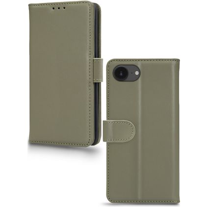 Mobilize Premium Gelly iPhone 17e Hülle Klapphülle Geldbörse - Grün
