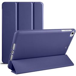 Mobigear Tri-Fold Gel iPad Air 1 (2013) Hülle TPU,Kunstleder Klapphülle - Dunkelblau