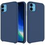 Mobigear Rubber Touch iPhone 11 Silikon Hülle Backcover - Marineblau
