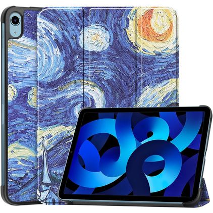 Mobigear Tri-Fold iPad 10 (2022) Hülle Klapphülle - Starry Sky
