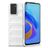 Mobigear Bumpy OPPO A96 Hülle Flexibles TPU Backcover - Weiß