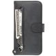 Mobigear Zipper Samsung Galaxy S20 Plus Hülle Klapphülle Geldbörse - Schwarz