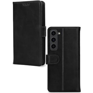 Mobilize Premium Gelly Wallet Samsung Galaxy S23 Hülle Klapphülle Geldbörse - Schwarz