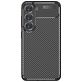 Mobigear Racing Samsung Galaxy S23 Hülle Flexibles TPU Backcover - Schwarz