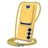 Mobigear Lanyard Card Samsung Galaxy S26 Plus Silikon Handykette mit Kartenfach - Gelb