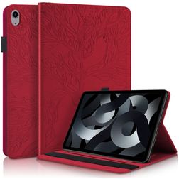 Mobigear Tree iPad 10 (2022) Hülle Klapphülle + Stifthalter - Rot
