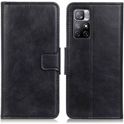 Mobigear Classy Xiaomi Redmi Note 11 5G Hülle Klapphülle Geldbörse - Schwarz