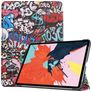Mobigear Tri-Fold iPad Air 5 (2022) Hülle Klapphülle - Graffiti