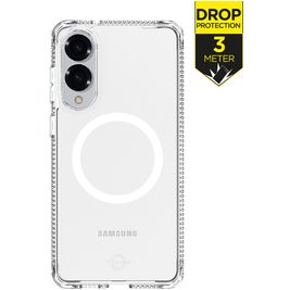 ITSKINS Level 2 HybridMagClear R Durchsichtig Samsung Galaxy S25 Edge MagSafe Hülle Hardcase Backcover Stoßfest - Transparent