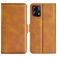 Mobigear Slim Magnet Motorola Moto E13 Hülle Klapphülle Geldbörse - Cognac