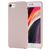 Mobigear Rubber Touch iPhone SE (2020) Silikon Hülle Backcover - Pink