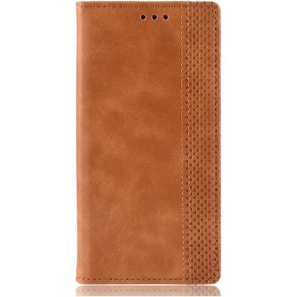 Mobigear Sensation Google Pixel 3a XL Hülle Klapphülle Geldbörse - Cognac