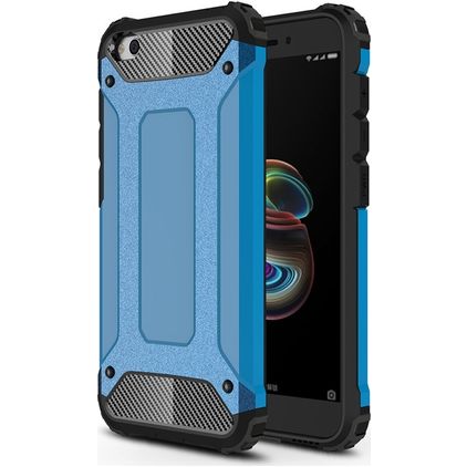 Mobigear Outdoor Xiaomi Redmi Go Hülle Hardcase Backcover Stoßfest - Blau