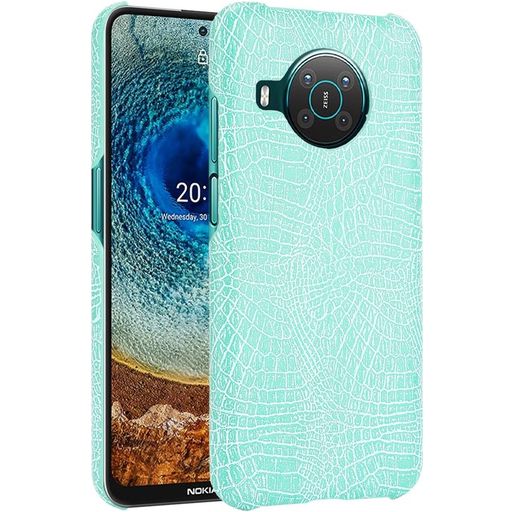 Mobigear Croco Nokia X10 Hülle Hardcase Backcover - Türkis