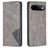 Mobigear Rhombus Slim Google Pixel 11 Klapphülle - Grau