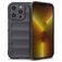 Mobigear Bumpy iPhone 14 Pro Hülle Flexibles TPU Backcover - Charcoal