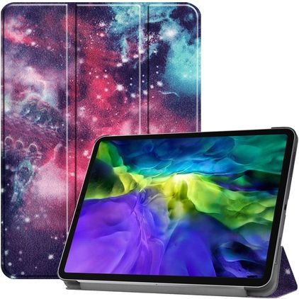 Mobigear Tri-Fold iPad Pro 11 Zoll (2020) Hülle Klapphülle - Galaxis
