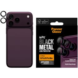 PanzerGlass Hoops iPhone 18 Pro Panzerglas Kameralinsenschutz - Hüllenfreundlich - Schwarz