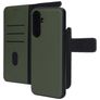 Mobiparts Samsung Galaxy A17 Hülle Echtes Leder Abnehmbare 2in1 Klapphülle Geldbörse - Grün