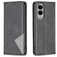 Mobigear Rhombus Slim Samsung Galaxy S25 Edge Hülle Klapphülle - Schwarz