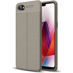 Mobigear Luxury OPPO A3 Hülle Flexibles TPU Backcover - Grau