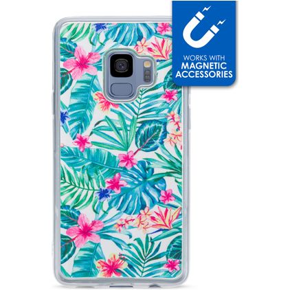 My Style Magneta Samsung Galaxy S9 Hülle Flexibles TPU Backcover - Jungle