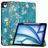 Mobigear Tri-Fold iPad Air 13 Zoll (2024) Hülle Klapphülle + Stifthalter - Almond Blossoms