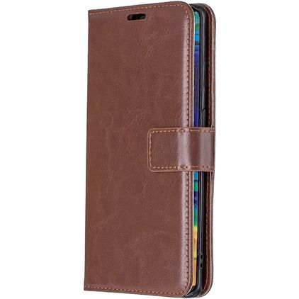 Mobigear Wallet Huawei Mate 30 Pro Hülle Klapphülle Geldbörse - Braun