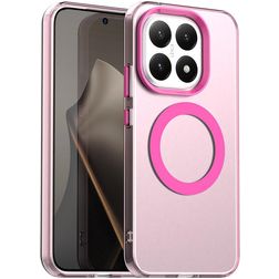 Mobigear Shockproof Xiaomi 15T MagSafe Hülle Hardcase Backcover - Pink