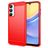 Mobigear Brushed Slim Samsung Galaxy A16 Hülle Flexibles TPU Backcover - Rot