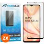 Mobigear Premium OPPO Find X2 Lite Panzerglas Gehärtetes Glas Displayschutz - Hüllenfreundlich - Schwarz (2er Pack)