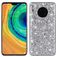 Mobigear Glitter Huawei Mate 30 Hülle Hardcase Backcover - Silber