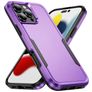Mobigear Heavy Armor iPhone 16 Pro Hülle Hardcase Backcover Stoßfest - Lila