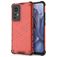 Mobigear Honeycomb Xiaomi 12X Hülle Hardcase Backcover Stoßfest - Rot